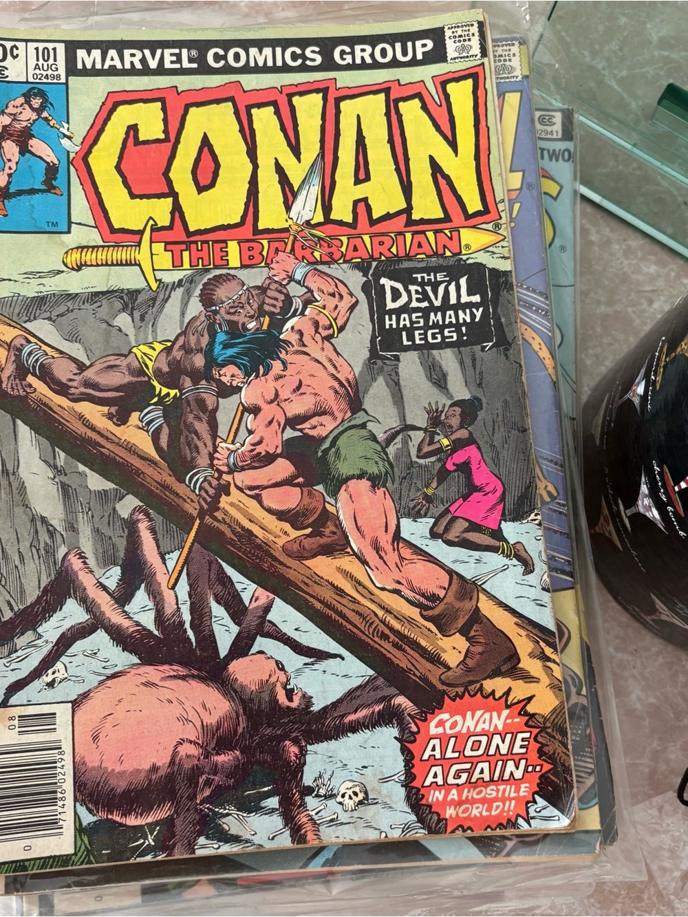 Marvel Howling Commandos Comic Cover - Red, Yellow, Green, Blue, Brown